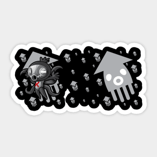 Alien Black x Octopus 2 Sticker